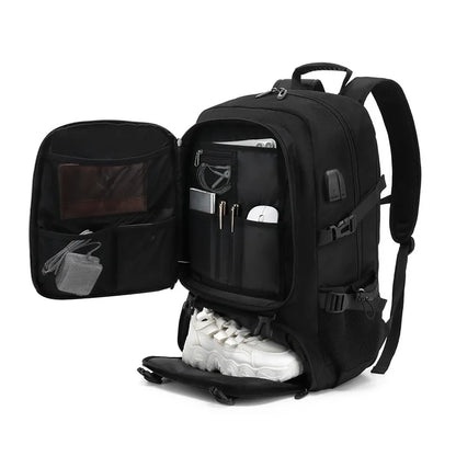 Travel Backpack Large Capacity Expandable Boarding Luggage Bag Leisure Fashion Multi Compartment Storage Waterproof Backpacks