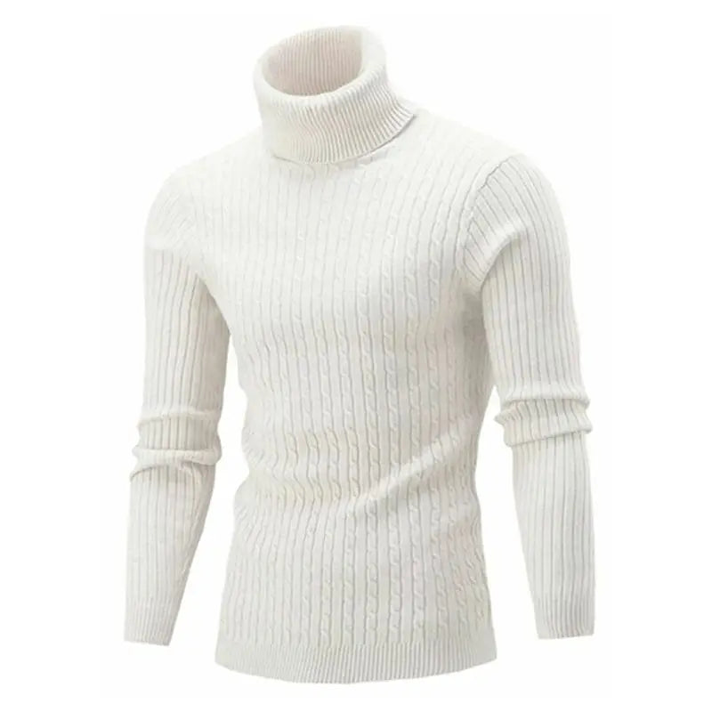 Pull col roulé homme – Maille épaisse