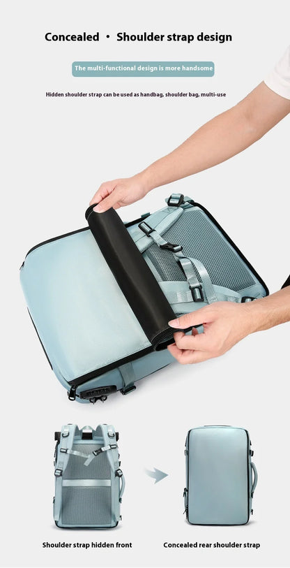 Bange Travel bag For Men Large Capacity  Femal Business Backpack With Shoe Compartment Waterproof Anti-theft Backpacks