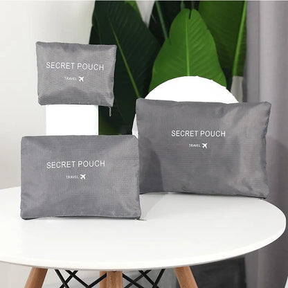 6Pcs Travel Clothes Storage Bags Set - Portable Luggage Organizer Suitcase Packing Cubes with Shoe Pouch
