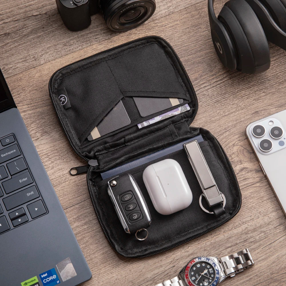 Pochette Porte-Passeport et Portefeuille de Voyage RFID Premium