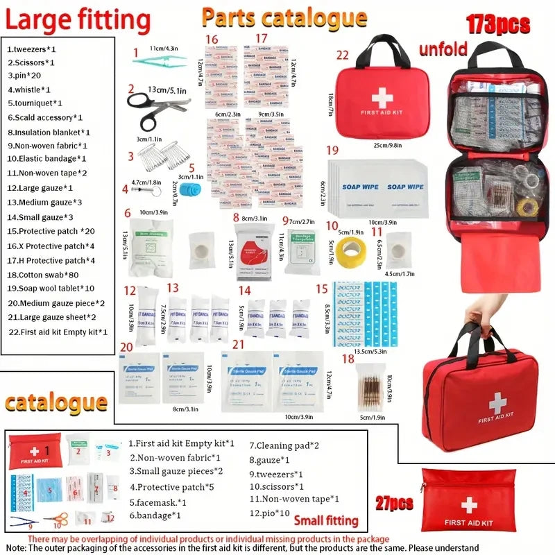 Trousse de Premiers Secours Portable pour Voiture