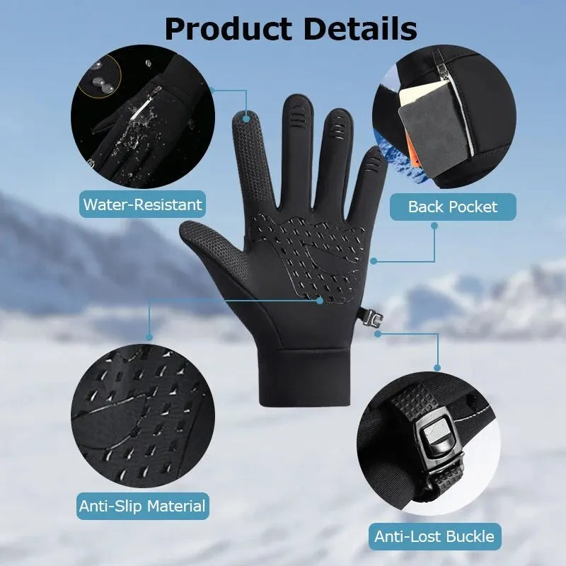Gants d'Hiver Thermiques et Imperméables